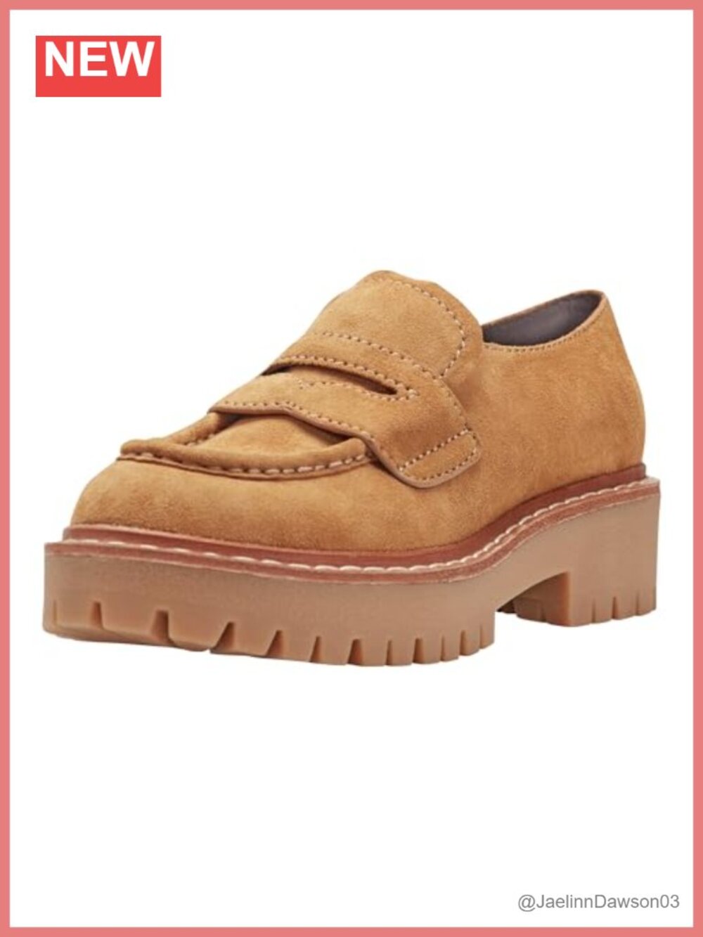 Marc Fisher LTD Norton Lug Sole Suede Loafers Slip-On